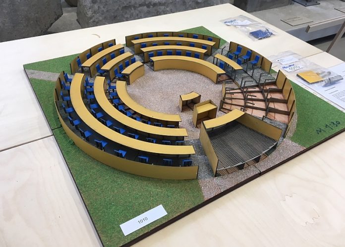 „Garten der Welt“ oder „Plenairsaal“ – Wettbewerb „Kunst am Bau“ für neuen Landtag bot kreative Ideen für Raum an der Großen Bleiche