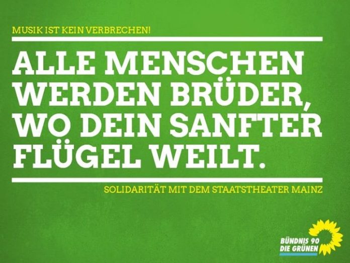 Ode an die Freude: AfD stellt nun auch Anzeige – Online-Petition pro Staatstheater