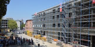 Quantensprung für das RGZM – Neues Archäologisches Zentrum am Südbahnhof feierte Richtfest – Eröffnung 2020 geplant