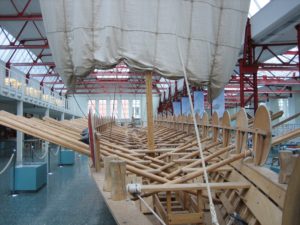Nachbau einer römischen Galeere im Museum für Antike Schifffahrt in Mainz - Foto: gik