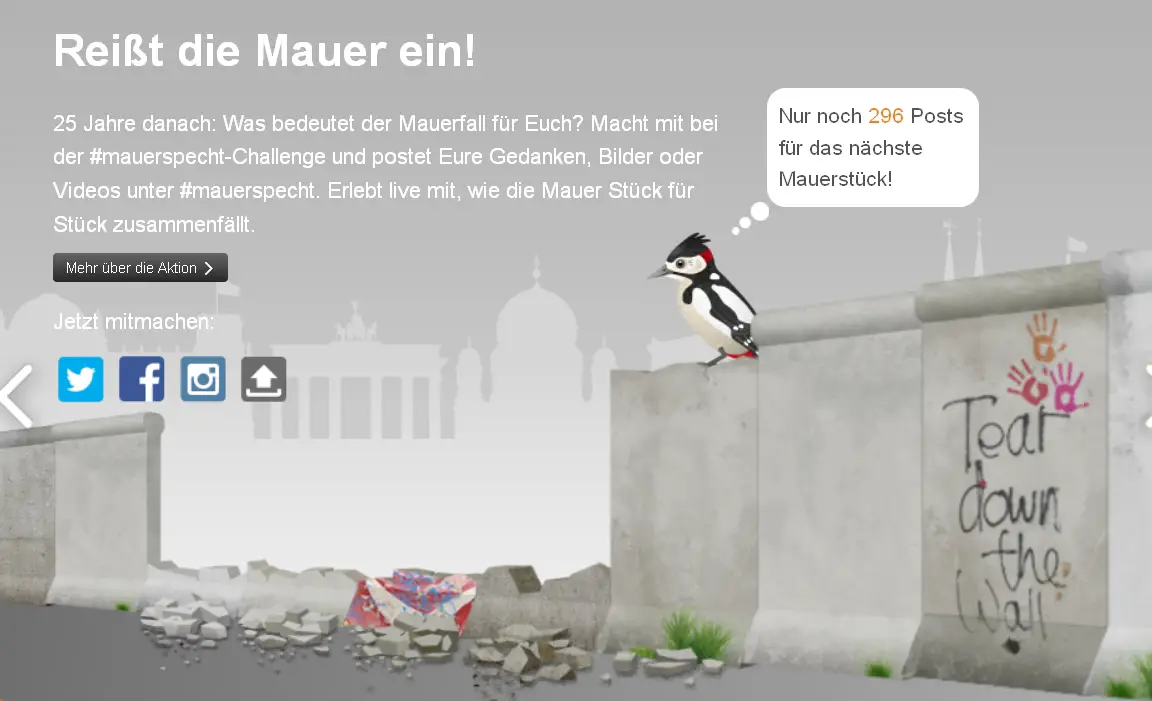 Screenshot Mauerspecht Challenge ZDF