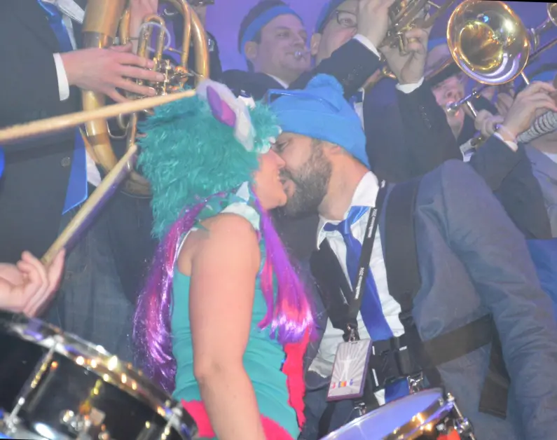 Stehung 2015 - Heiratsantrag mit Pauken und Trompeten - Foto: gik