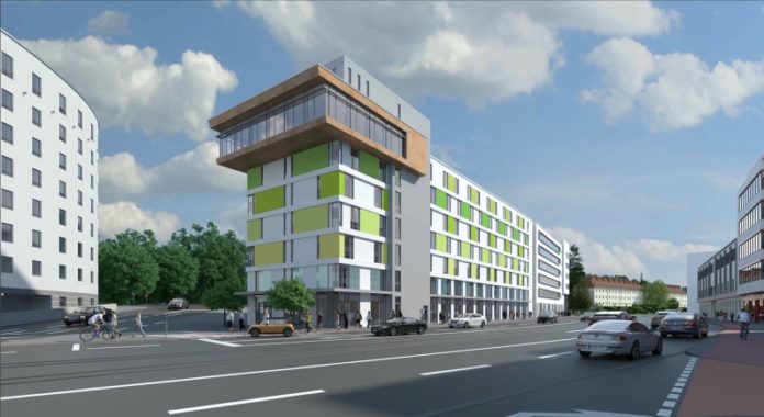 Trigon am Binger Schlag: Neuer Komplex mit Büros, Wohnen und modernem „Me and All“-Hotel