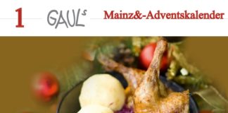 Mainz&-Adventskalender Türchen 1: Gans to Go und Adventsbrunch im Weinberg bei Gaul’s Catering