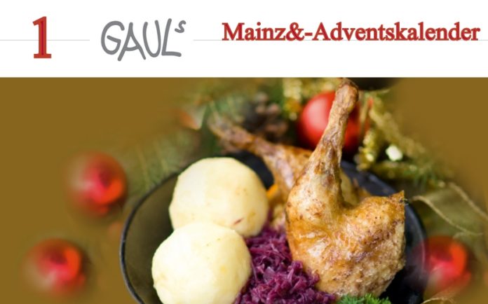 Mainz&-Adventskalender Türchen 1: Gans to Go und Adventsbrunch im Weinberg bei Gaul’s Catering