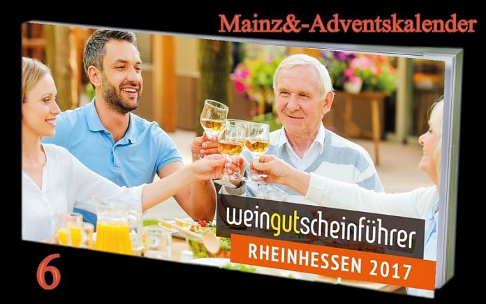 Mainz&-Adventskalender Türchen 6: Der neue Weingutscheinführer Rheinhessen 2017 – Mainz& verlost vier Bücher!