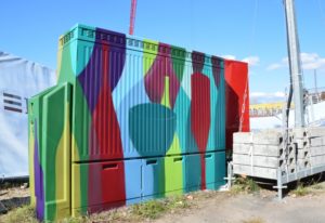 Bei den Strompreisen nimmt der Staat kräftig einen Schluck aus der Steuerpulle - ein Stromkasten im Mainzer Zollhafen vor einigen Jahren. - Foto: gik
