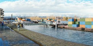 Schiffsanleger vor der Neustadt: Sieben Landestege und 7,5 Meter breite Fahrbrücke geplant – Wirtschaftsministerium geht von neun bis zehn Schiffen pro Tag aus