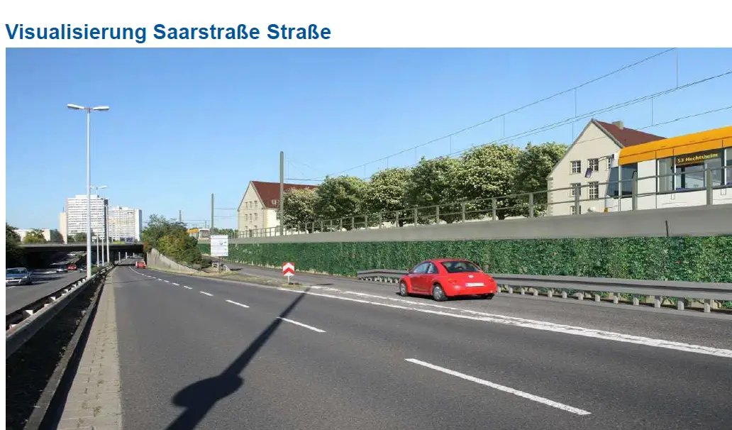 Visualisierung Saarstraße Mainzelbahn