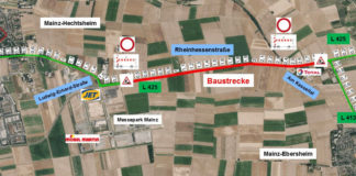 Sommer-Baustellen in Mainz: Weniger Sperrungen in der Innenstadt – Brücke zwei Tage verengt – Rheinhessenstraße im Juli dicht