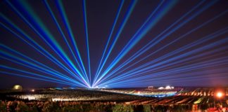 Wein im Wingert mit grandioser Lasershow an der Nahe