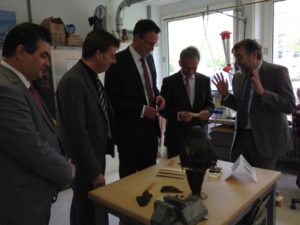 Werkstatt Besuch 3 OBs - Foto gik