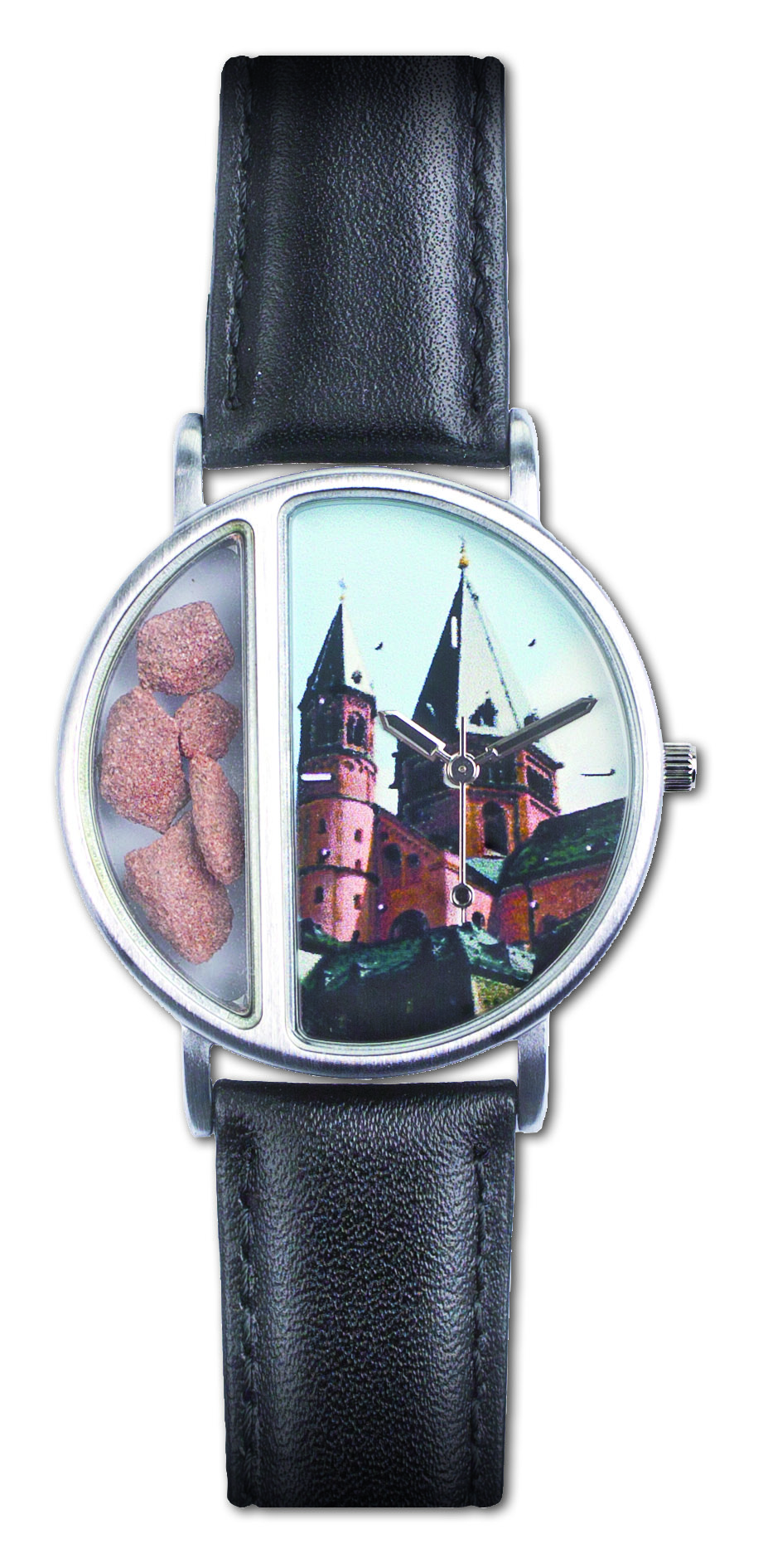 Willenberg - Sandstein-Uhr - - Foto Willenberg
