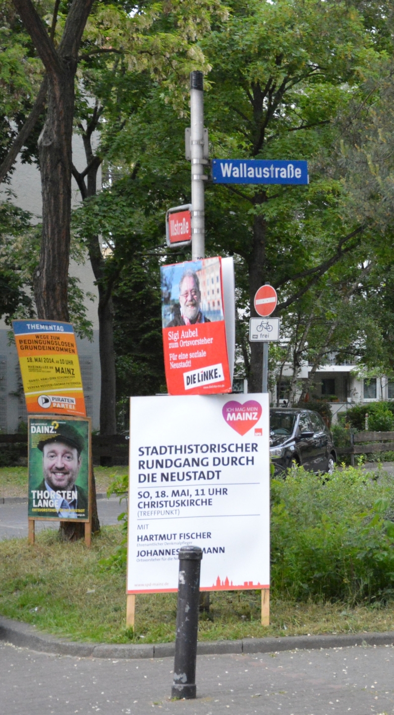 Wirrwarr Wahlplakate - Foto: gik
