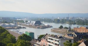 Der Mainzer Zollhafen VOR seiner Umwandlung in ein Wohn-Mischgebiet. - Foto: gik