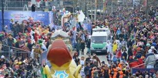 Sicherheit an Fastnacht: Viel Polizei, Videokameras – und ein Fahrverbot für Lkw an Rosenmontag