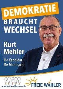 Der bisherige Spitzenkandidat der Freien Wähler, Kurt Mehler. - Foto: Freie Wähler