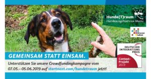Crowdfunding-Kampagne Gemeinsam statt Einsam Hundetraum - Foto: Hundetraum