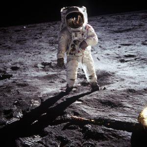 Astronaut Edwin "Buzz" Aldrin am 20. Juli 1969 auf dem Mond. - Foto: NASA