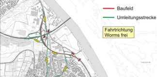 B9 bei Mainz-Laubenheim wird ab dem 19. Juli saniert – Sechs Wochen lang Sperrungen