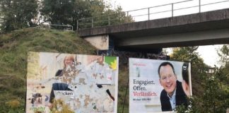 Wahlplakate der grünen OB-Kandidatin Tabea Rößner systematisch und massenhaft zerstört – Ebling verurteilt Zerstörung