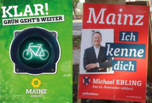 Die Grünen rufen zur Wahl von Amtsinhaber Michael Ebling (SPD) auf - trotz erheblicher Differenzen im Wahlkampf. - Foto: gik