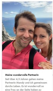 OB-Kandidat Nino Haase mit seiner Partnerin Mandy auf einem Selfie auf seiner Internetseite "Mainz.Machen" - Foto: gik
