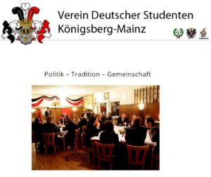 Homepage des Vereins Deutscher Studenten Königsberg-Mainz. - Foto: gik