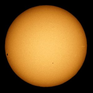 Ein Merkurtransit vor der Sonne - Foto: Brocken Inaglory via Wikipedia
