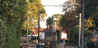 Wasserrohrbruch in der Geschwister-Scholl-Straße legt Verkehr in Mainz lahm: Straßenbahnen ausgebremst, Straße einspurig