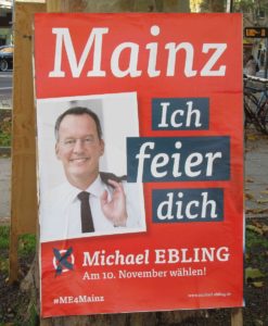Ebling-Plakat im OB-Wahlkampf 2019. - Foto: gik