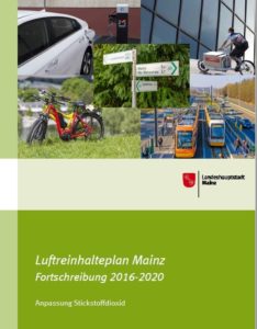 Titelblatt des Luftreinhalteplans Mainz 2019. - Foto: gik