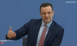 Bundesgesundheitsminister Jens Spahn (CDU): Aktuelle Lage der Coronakrise ist erst die "Ruhe vor dem Sturm." - Screenshot: gik