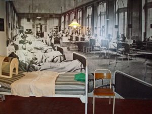Historische Klinik in Gütersloh, Bild des Stadtmuseums. - Foto via Wikipedia von Hewa