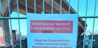 Mainzer CDU fordert: Wertstoffhöfe wieder aufmachen! – Umweltministerin appelliert an Kommunen: Überlastung droht