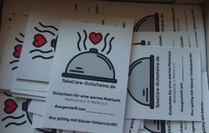 Für ihre TakeCare-Gutscheine für Obdachlose in der Corona-Pandemie gewann der Verein "Wohnsitzlos in Mainz" nun den Deutschen Nachbarschaftspreis 2020. - Foto: Wohnsitzlos in Mainz