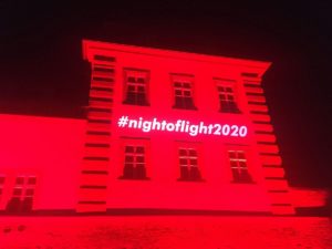 Alarmzeichen in der Nacht: Night of Light an der Mainzer Zitadelle. - Foto: gik
