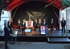 Das kleine Konzert der Mainzer Hofsänger beim Mainzer Medienpreis. - Foto: gik