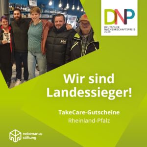 Große Freude beim Verein "Wohnsitzlos in Mainz", der den Deutschen Nachbarschaftspreis 2020 erhält. - Foto: Wohnsitzlos in Mainz