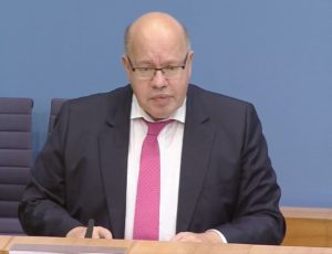 Bundeswirtschaftsminister Peter Altmaier (CDU) zu Überbrückungshilfen für die Wirtschaft im zweiten Lockdown. - Screenshot: gik