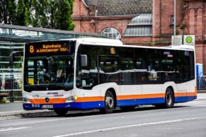 Die Wiesbadener ESWE Verkehr musste in den Morgenstunden ihren Busverkehr vorübergehend ganz einstellen.- - Foto: ESWER Verkehr 
