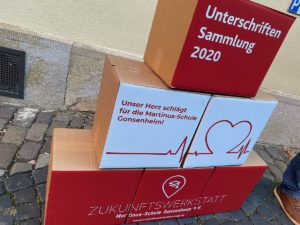 Knapp 700 Unterschriften für die Rettung der Martinusschule. - Foto: Zukunftswerkstatt
