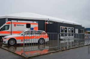 Das neue Corona-Testzentrum auf der Mainzer Messe wurde binnen drei Wochen aus dem Boden gestampft. - Foto: gik