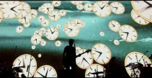 Time for Change - Fotoausschnitt aus Pink Floyd Konzert, via 3sat. - Screenshot: gik