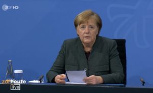 Warnte vor der neuen Virusmutation und ihren Folgen: Bundeskanzlerin Angela Merkel (CDU). - Foto: gik