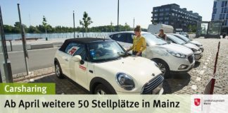 Stadt Mainz baut Carsharing stark aus: Ab April 50 neue Autos an 25 Stationen im gesamten Stadtgebiet