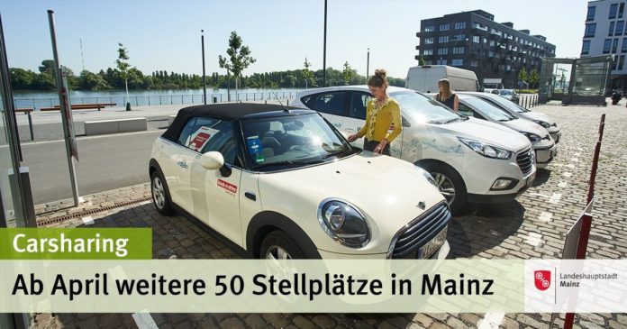 Stadt Mainz baut Carsharing stark aus: Ab April 50 neue Autos an 25 Stationen im gesamten Stadtgebiet