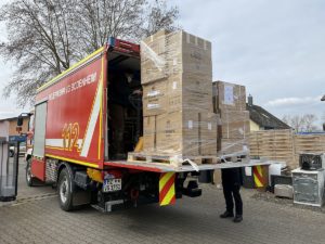 Material für die Testzentren im Kreis Mainz-Bingen. - Foto: Kreis Mainz-Bingen/ Gunther Best
