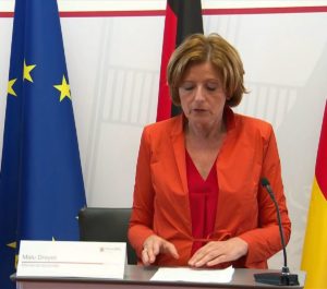 Ministerpräsidentin Malu Dreyer (SPD) bei der PK am Dienstag. - Foto: gik