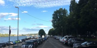 Alte Schienen am Zollhafen werden entfernt – Mainzer Taunusstraße Ecke Zollhafen für drei Wochen komplett gesperrt